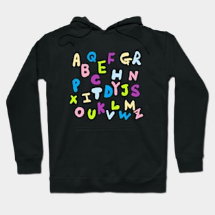 alphabet pattern Hoodie